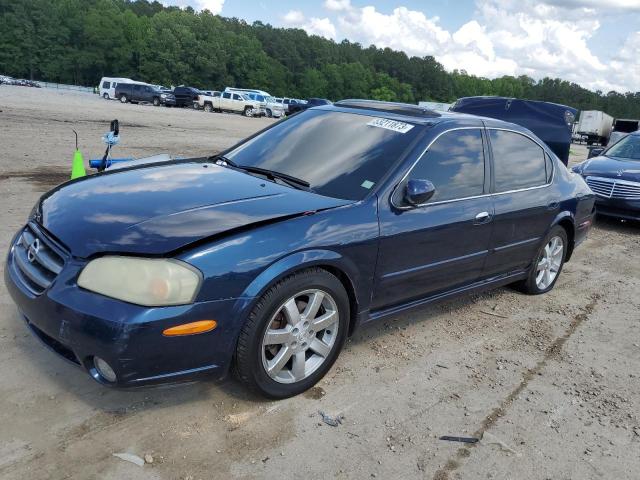 JN1DA31A93T421468 - 2003 NISSAN MAXIMA GLE BLUE photo 1