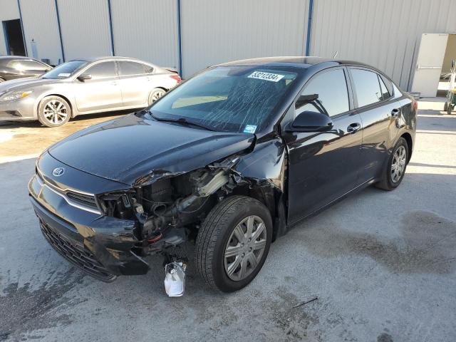 3KPA24AD7ME385979 - 2021 KIA RIO LX BLACK photo 1