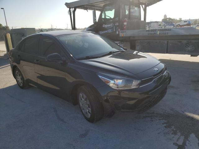 3KPA24AD7ME385979 - 2021 KIA RIO LX BLACK photo 4
