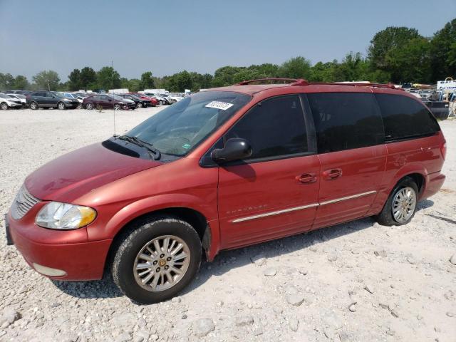 2C8GP64L81R183168 - 2001 CHRYSLER TOWN & COU LIMITED RED photo 1