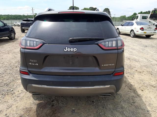 1C4PJMDX4KD198264 - 2019 JEEP CHEROKEE LIMITED GRAY photo 6