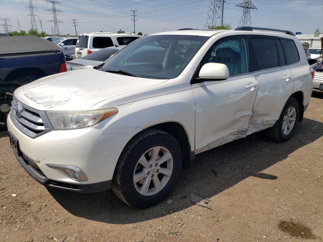 5TDBK3EH0CS144328 - 2012 TOYOTA HIGHLANDER BASE WHITE photo 1