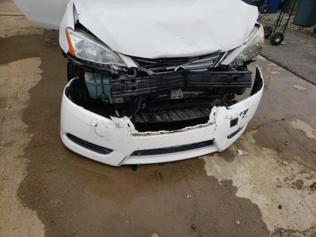 3N1AB7AP2FY232894 - 2015 NISSAN SENTRA S WHITE photo 12