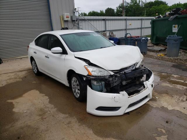 3N1AB7AP2FY232894 - 2015 NISSAN SENTRA S WHITE photo 4