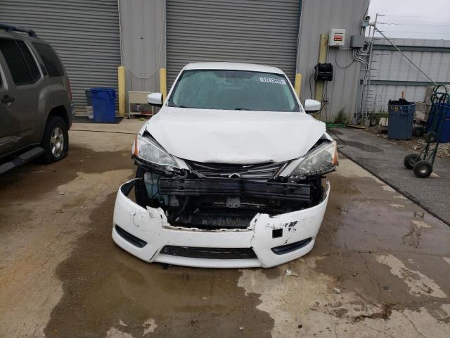 3N1AB7AP2FY232894 - 2015 NISSAN SENTRA S WHITE photo 5