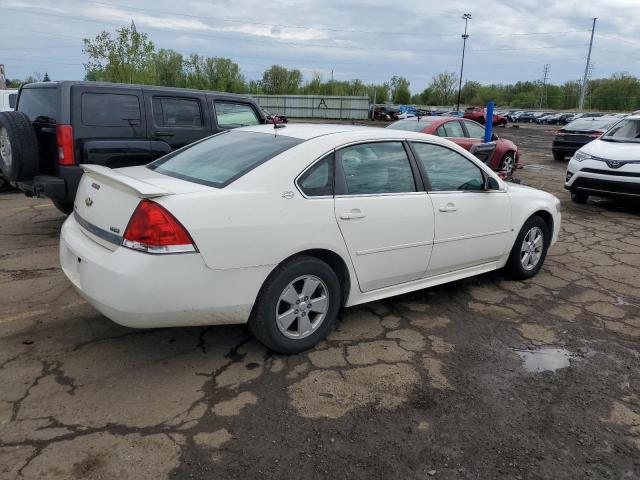 2G1WT57K091276338 - 2009 CHEVROLET IMPALA 1LT WHITE photo 3