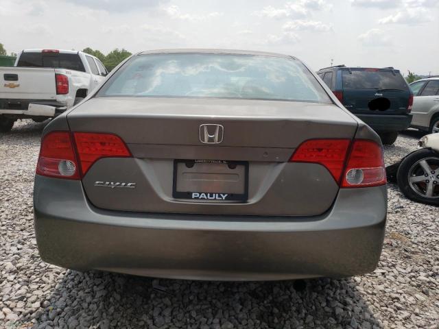 1HGFA16587L056830 - 2007 HONDA CIVIC LX GRAY photo 6