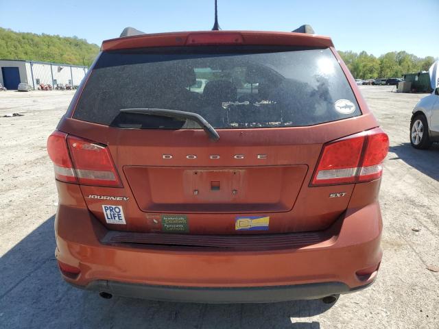 3C4PDCBGXET204782 - 2014 DODGE JOURNEY SXT ORANGE photo 6