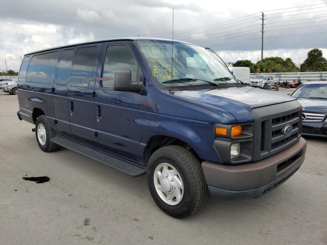 1FBSS3BL3DDA49854 - 2013 FORD ECONOLINE E350 SUPER DUTY WAGON BLUE photo 4