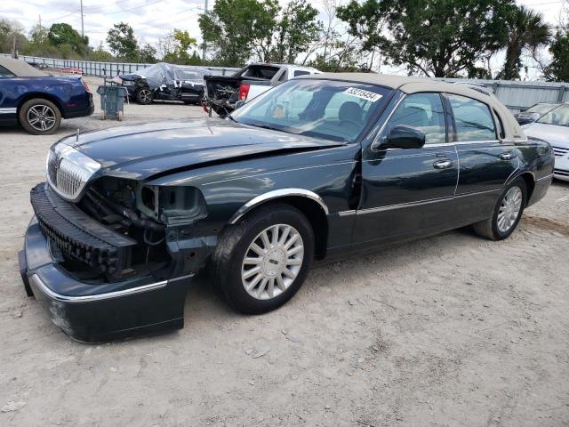 1LNHM81W63Y638540 - 2003 LINCOLN TOWN CAR EXECUTIVE GREEN photo 1