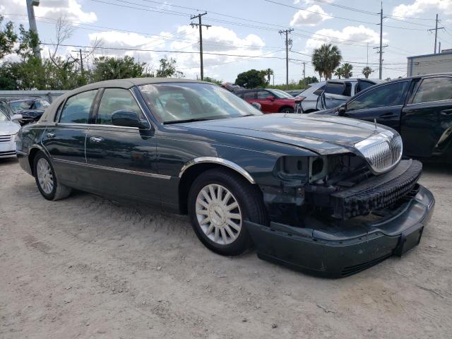 1LNHM81W63Y638540 - 2003 LINCOLN TOWN CAR EXECUTIVE GREEN photo 4