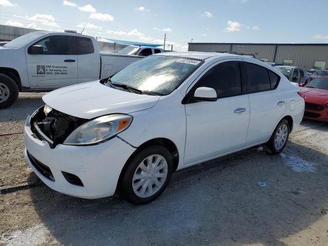 3N1CN7AP2DL885350 - 2013 NISSAN VERSA S WHITE photo 1