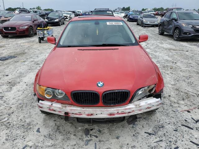 WBABD33494PL01891 - 2004 BMW 325 CI RED photo 5