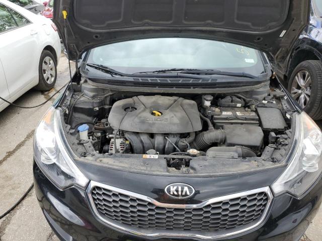 KNAFX4A81F5331776 - 2015 KIA FORTE EX BLACK photo 11