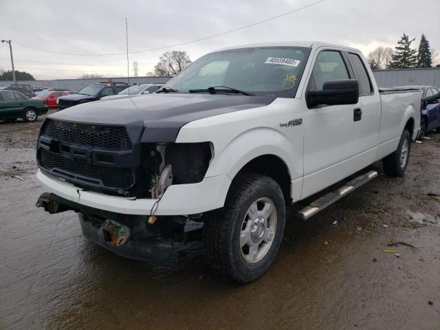 1FTFX1CFXCKD89251 - 2012 FORD F150 SUPER CAB WHITE photo 2