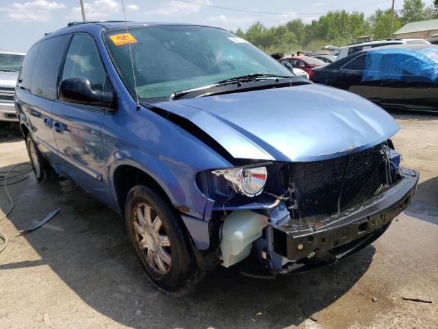 2A4GP54LX7R168234 - 2007 CHRYSLER TOWN & COU TOURING ლურჯი ფოტო 4