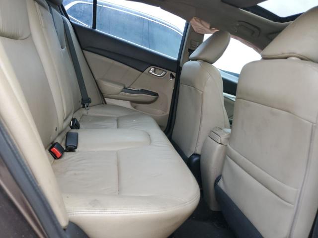 2HGFB2F98DH549468 - 2013 HONDA CIVIC EXL BROWN photo 10