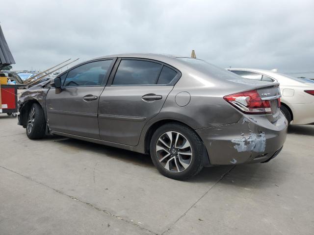 2HGFB2F98DH549468 - 2013 HONDA CIVIC EXL BROWN photo 2