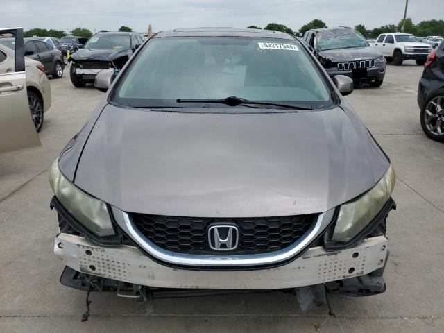 2HGFB2F98DH549468 - 2013 HONDA CIVIC EXL BROWN photo 5