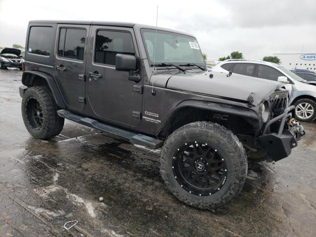 1C4BJWDG3EL218553 - 2014 JEEP WRANGLER U SPORT GRAY photo 4