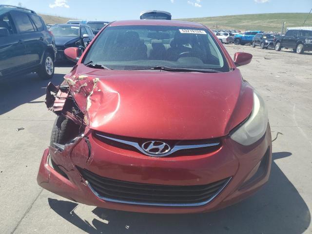 5NPDH4AE2EH545042 - 2014 HYUNDAI ELANTRA SE RED photo 5