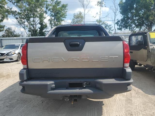 3GNEC13T42G107535 - 2002 CHEVROLET AVALANCHE C1500 GRAY photo 6