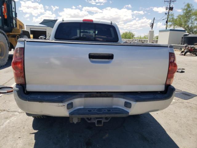 5TEKU72N18Z571104 - 2008 TOYOTA TACOMA DOUBLE CAB PRERUNNER LONG BED SILVER photo 6