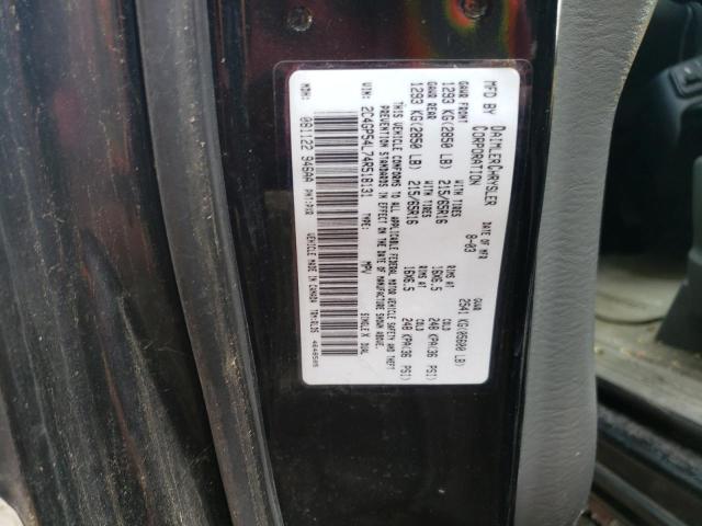 2C4GP54L74R518131 - 2004 CHRYSLER TOWN & COU TOURING 黑色 照片 12