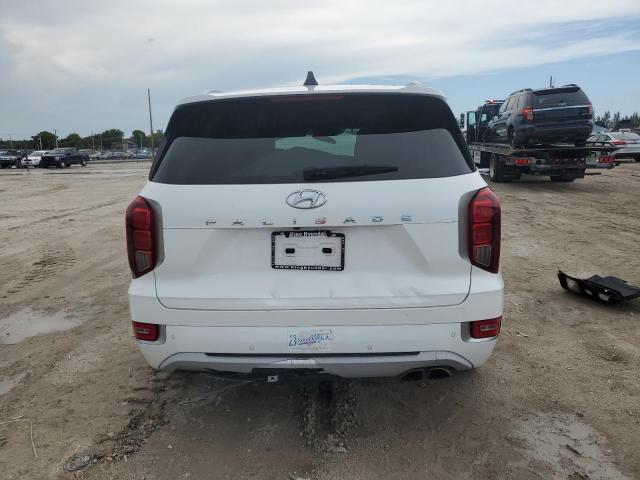 KM8R54HE2MU306465 - 2021 HYUNDAI PALISADE LIMITED WHITE photo 6