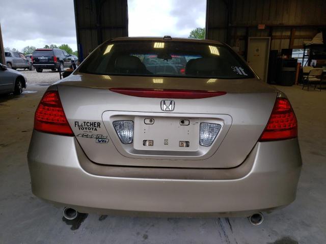 1HGCM66526A066979 - 2006 HONDA ACCORD EX BEIGE photo 6