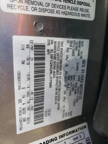 5LMFU28528LJ17849 - 2008 LINCOLN NAVIGATOR 灰色 照片 13