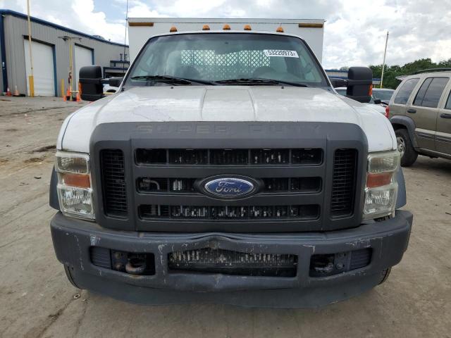 1FDAF46RX9EB22067 - 2009 FORD F450 SUPER DUTY WHITE photo 5