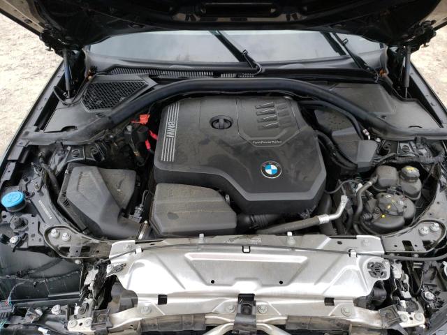 3MW5R1J06M8B95191 - 2021 BMW 330I BLACK photo 11