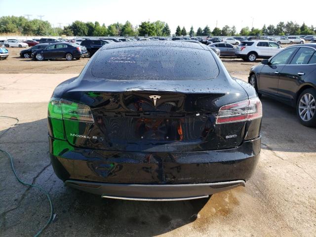 5YJSA1E26FF105836 - 2015 TESLA MODEL S Чорний фото 6