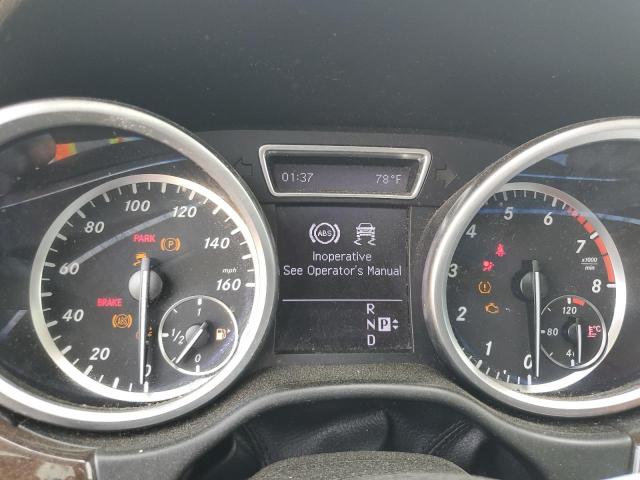 4JGDA5HB7CA028289 - 2012 MERCEDES-BENZ ML 350 4MATIC BLACK photo 9