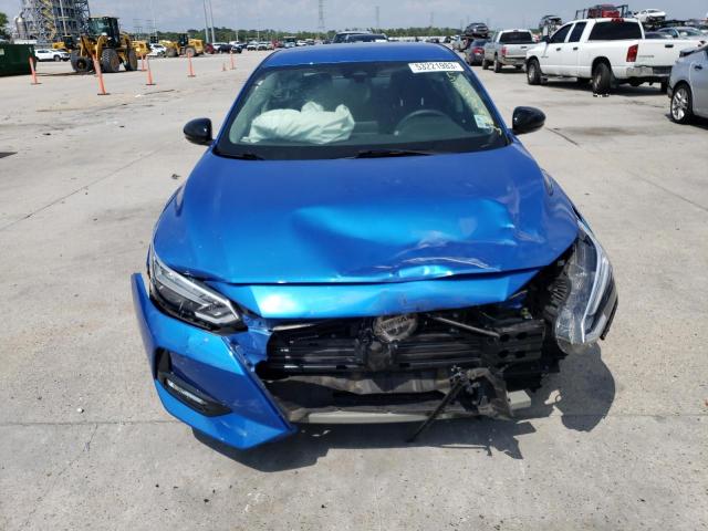 3N1AB8DV3LY287124 - 2020 NISSAN SENTRA SR BLUE photo 5