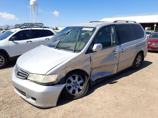 5FNRL18634B024751 - 2004 HONDA ODYSSEY EX SILVER photo 1