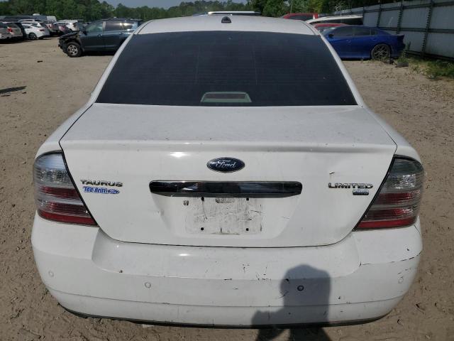 1FAHP28W48G153752 - 2008 FORD TAURUS LIMITED WHITE photo 6