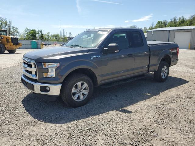 1FTFX1EF9FKE99872 - 2015 FORD F150 SUPER CAB GRAY photo 1