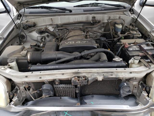 5TBRT34161S202027 - 2001 TOYOTA TUNDRA ACCESS CAB 银色 照片 11
