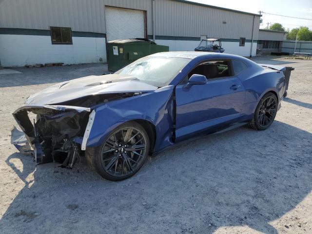 1G1FJ1R65K0136527 - 2019 CHEVROLET CAMARO ZL1 蓝色 照片 1