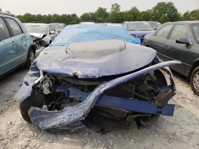 1G1FJ1R65K0136527 - 2019 CHEVROLET CAMARO ZL1 蓝色 照片 5