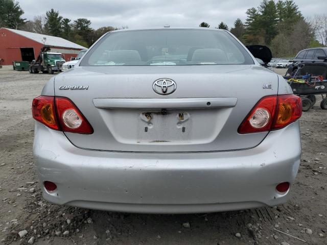 2T1BU4EE3AC285762 - 2010 TOYOTA COROLLOA BASE SILVER photo 6