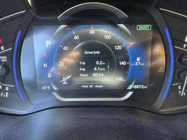 5NMS3CAD0LH286942 - 2020 HYUNDAI SANTA FE SEL Սև լուսանկար 10