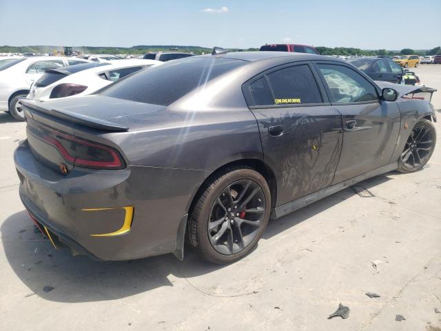 2C3CDXGJ4LH162128 - 2020 DODGE CHARGER SCAT PACK GRAY photo 3