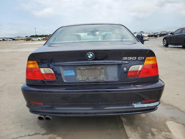 WBABN53421JU35021 - 2001 BMW 330 CI BLUE photo 6