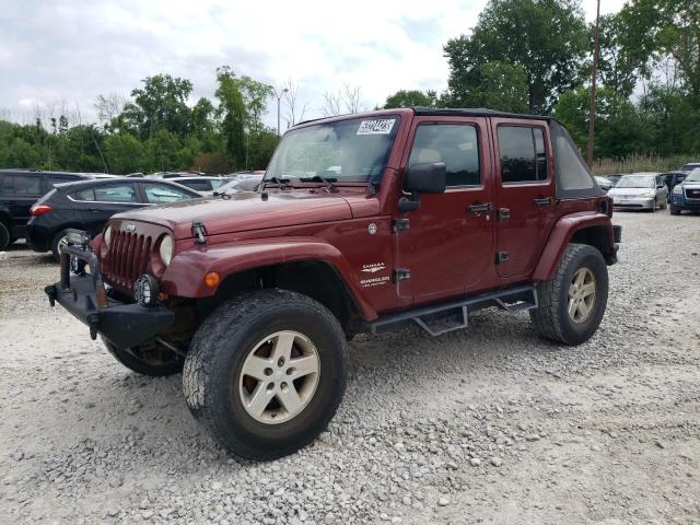 1J4GA59137L208834 - 2007 JEEP WRANGLER SAHARA RED photo 1