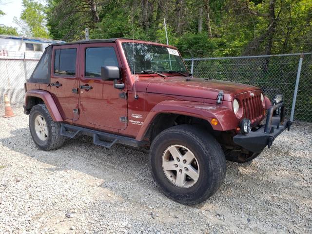 1J4GA59137L208834 - 2007 JEEP WRANGLER SAHARA RED photo 4