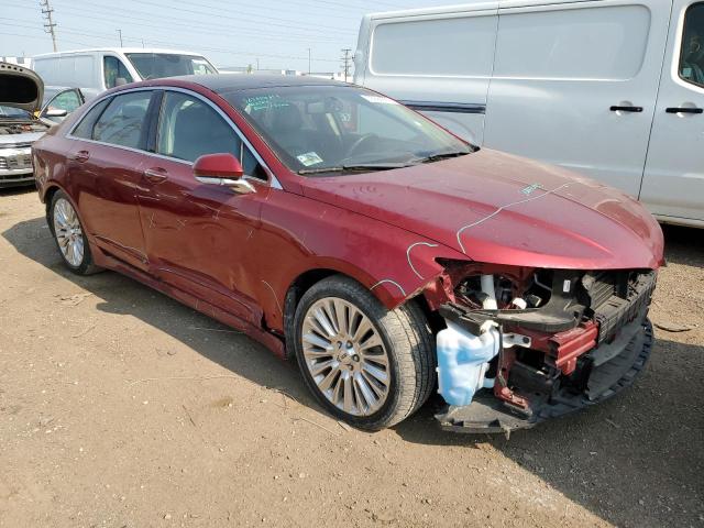 3LN6L2JK5GR603402 - 2016 LINCOLN MKZ BURGUNDY photo 4