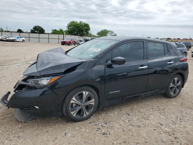 1N4AZ1CP0JC300510 - 2018 NISSAN LEAF S BLACK photo 1